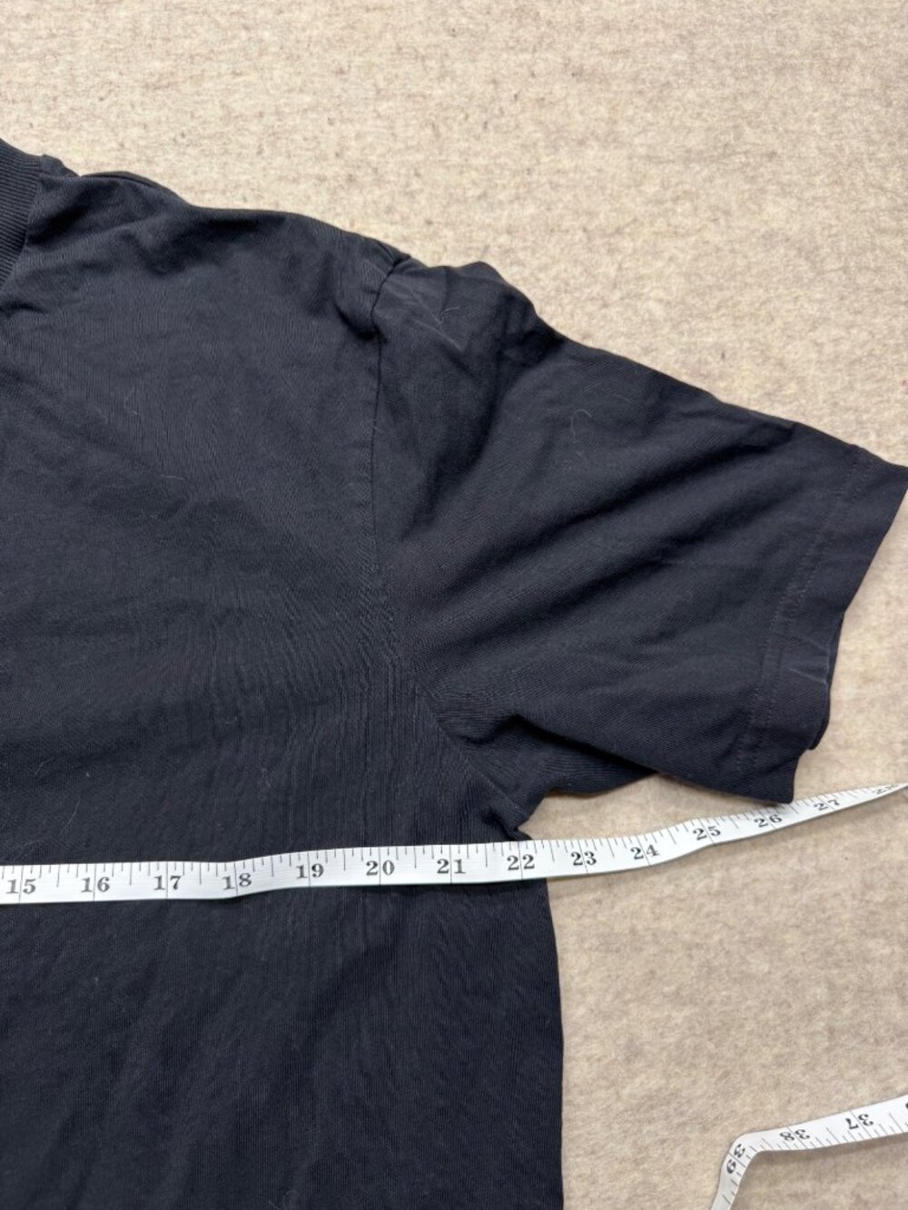 Hugo Boss Blue Label Crew Neck Short Sleeve Men's Black T-Shirt Size XL - Picture 7 of 8